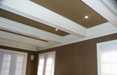 coffered ceiling crown moulding